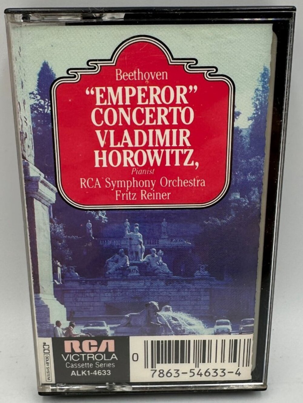 Beethoven Emperor Concerto Vladimir Horowitz RCA Symphony Orchestra Cassette